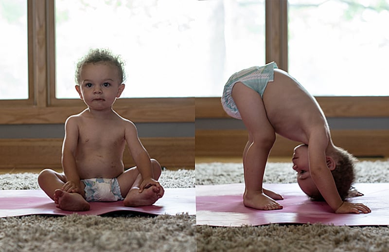 Штаны для детской йоги