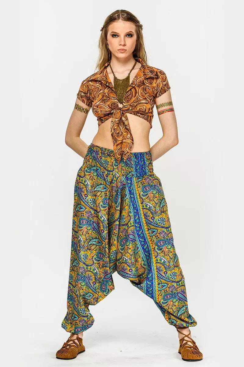 Индийские женские алладины с декором