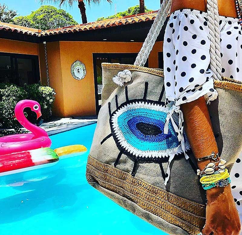 Сумка тоут в стиле бохо