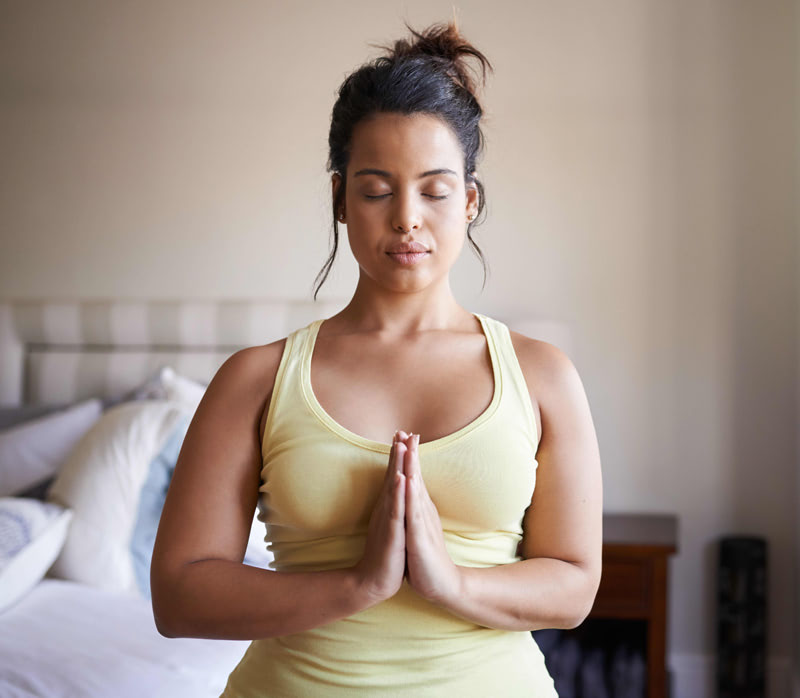 Сурья Намаскар — Пранамасана