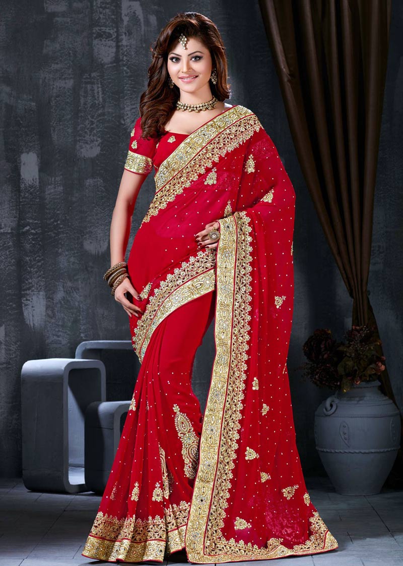 Красное сари