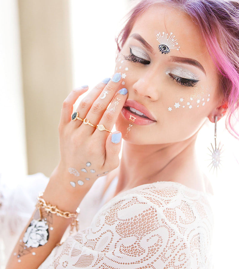 Флеш тату — временный принт на теле