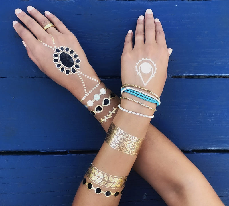 Флеш тату — временный принт на тело