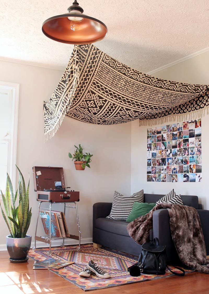 Текстиль в интерьере студии