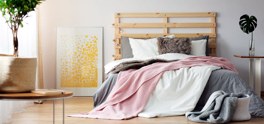 Текстильные пледы в интерьере