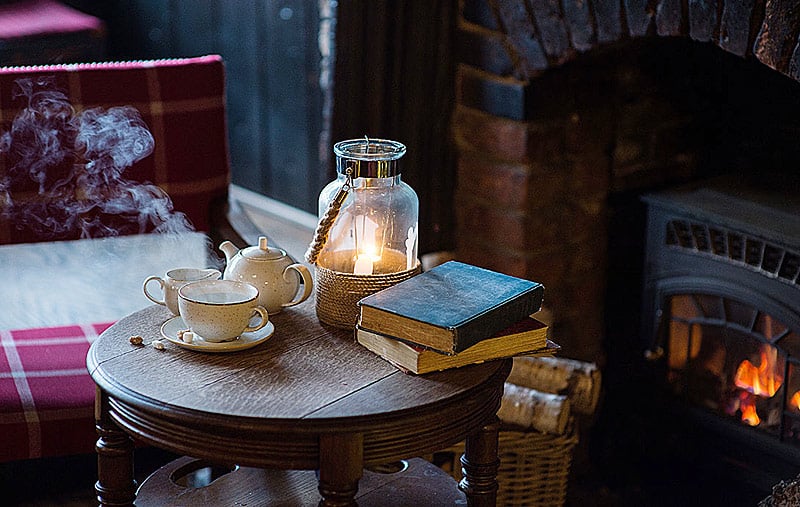 Тепло у камина в бохо стиле