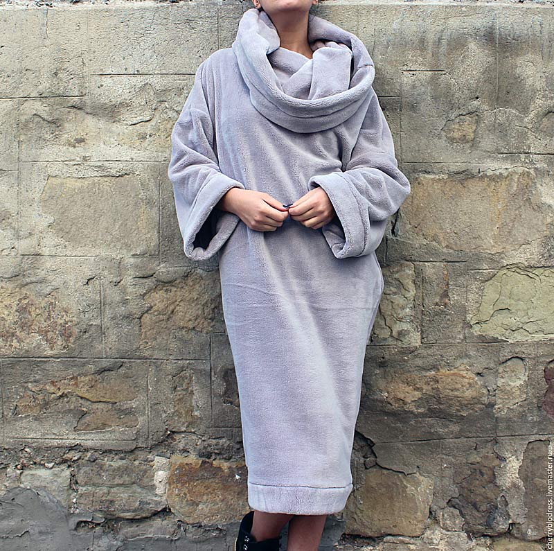 Теплое платье в бохо стиле