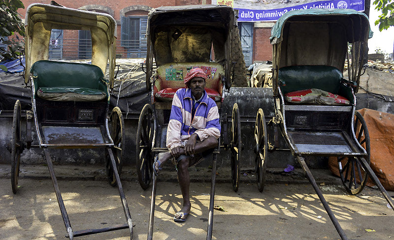 Транспорт Индии — велорикша