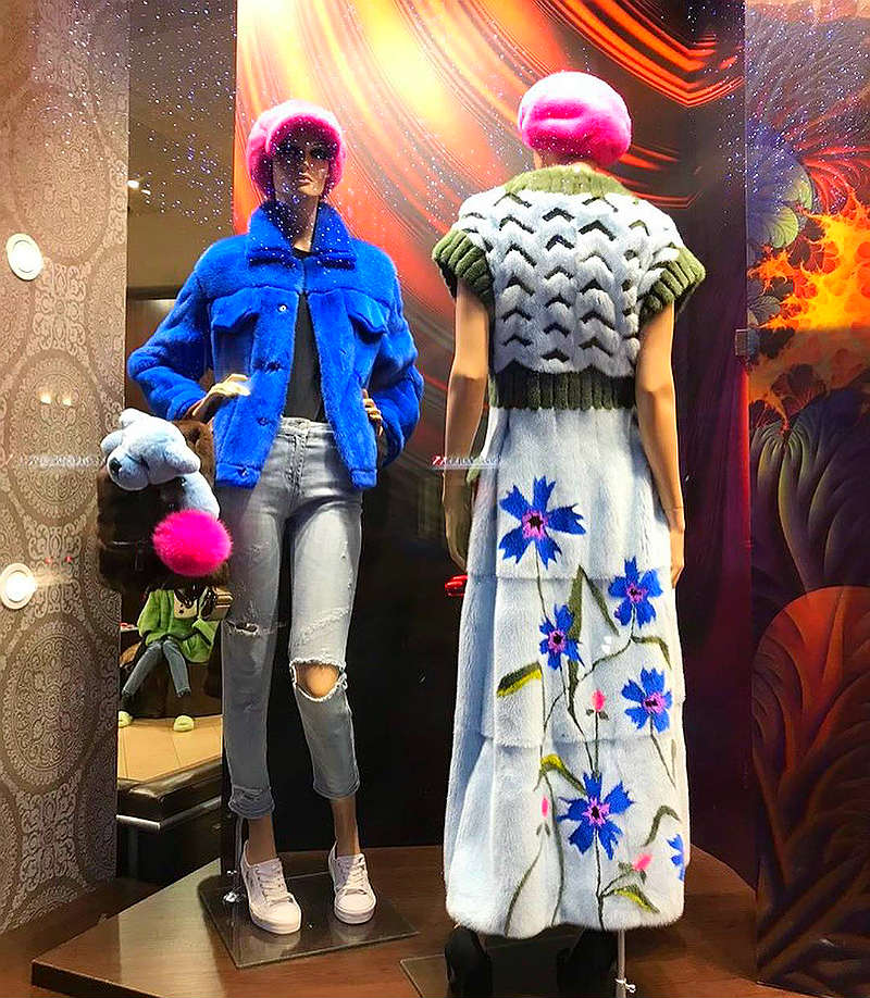 тренды осень зима полушубки