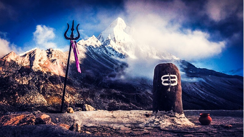 Знак трезубца в Индии