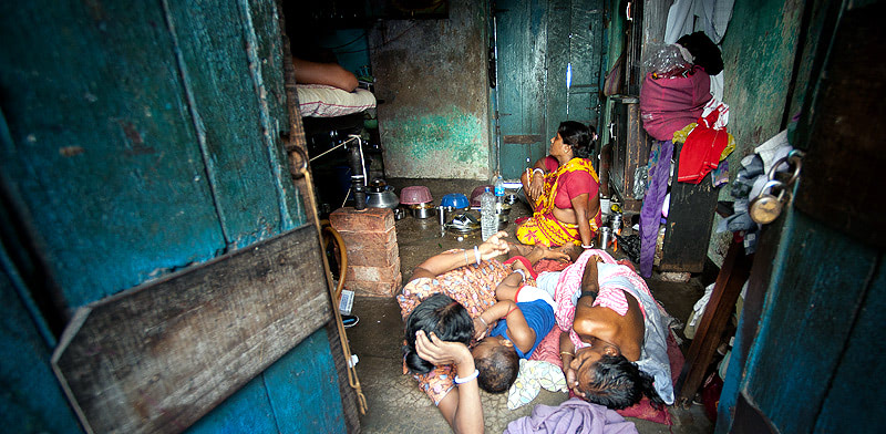 Трущобы Индии, условия жизни