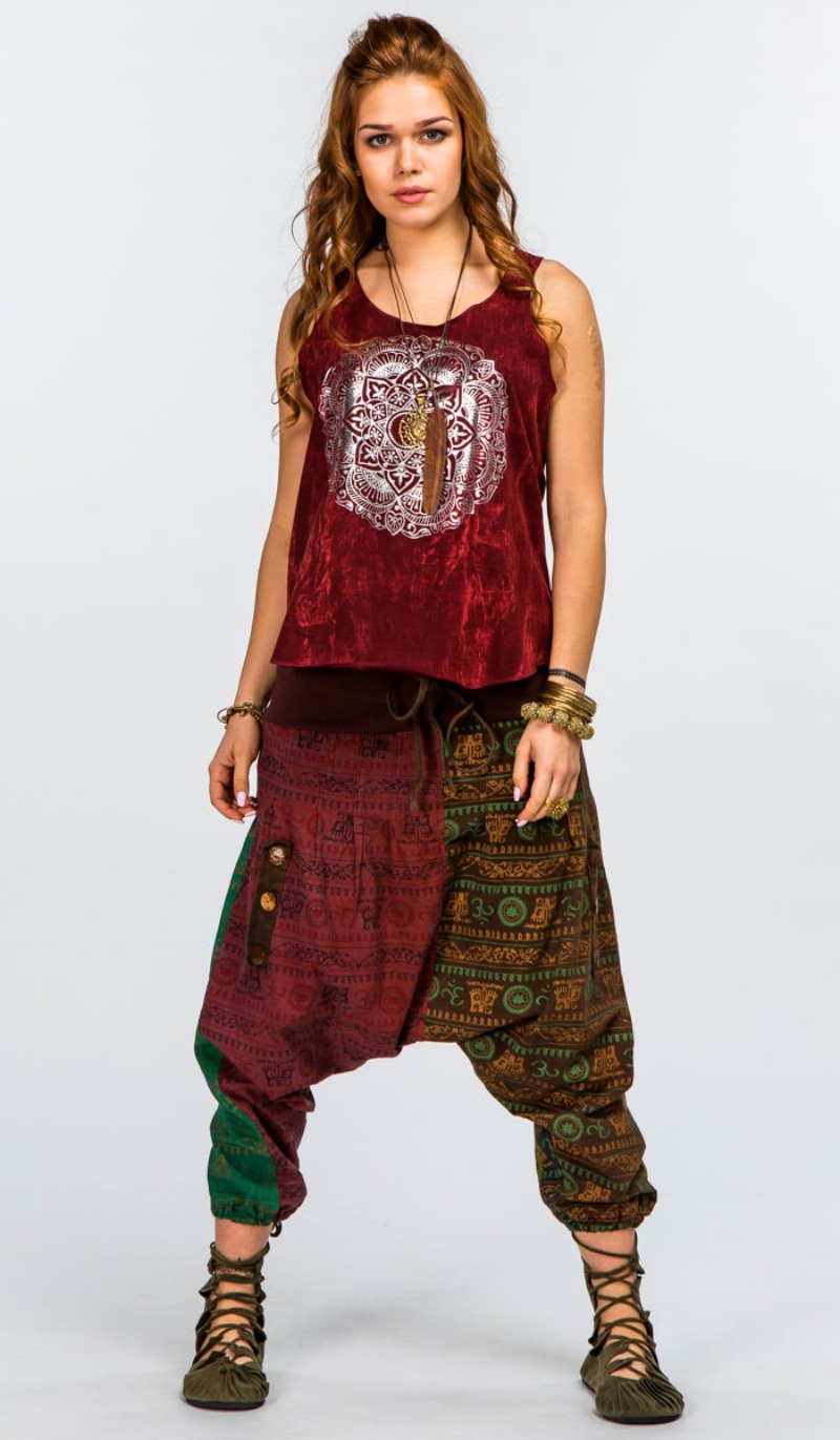 Бохо цвета в одежде