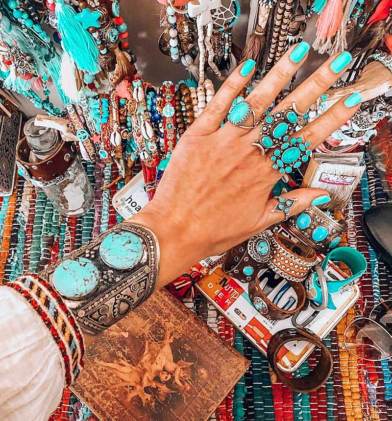 Этнические украшения с бирюзой