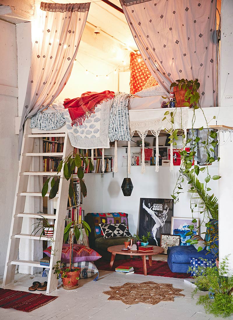 Интерьер в стиле хиппи