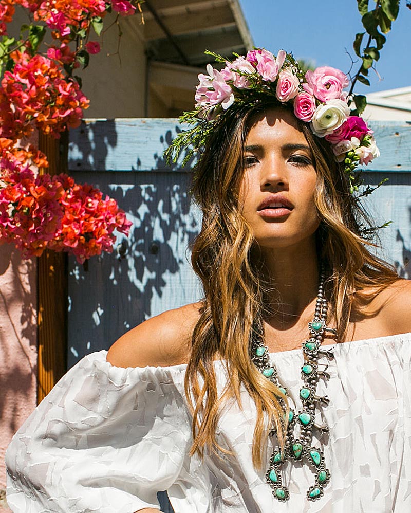 Девушка хиппи