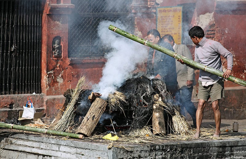 Погребальный костер Варанаси