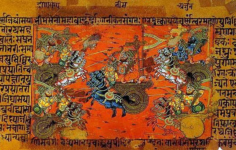 НЛО Древней Индии в книгах Веды