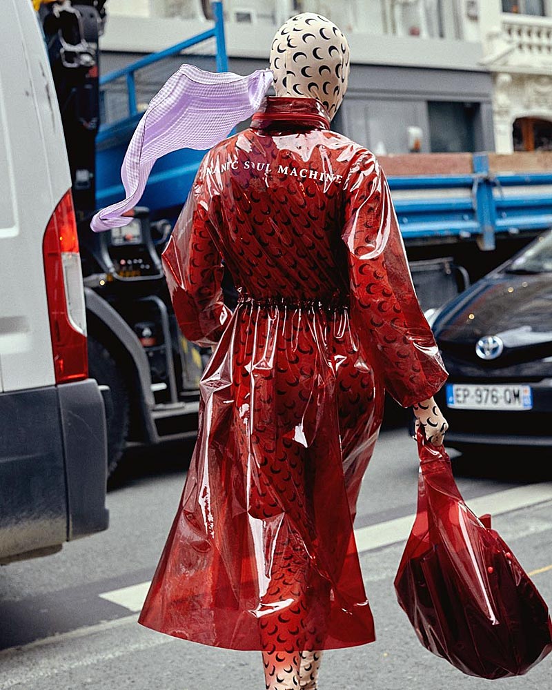 Прозрачный дождевик, верхняя одежда осень 2018