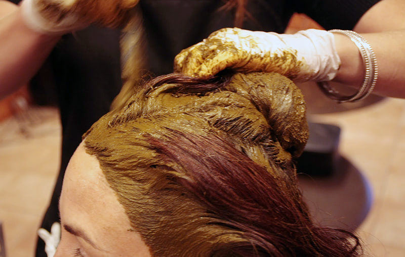 Индийская маска для волос