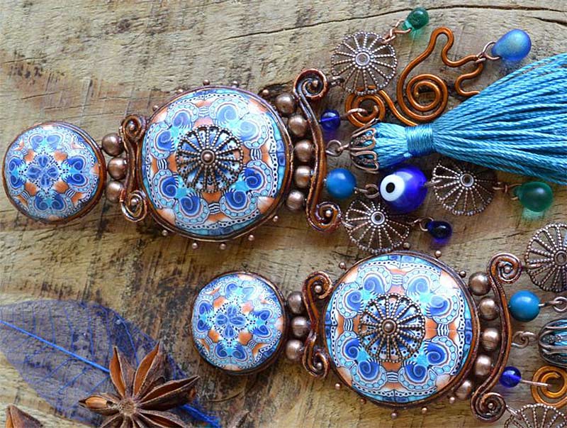 Восточные серьги индийские