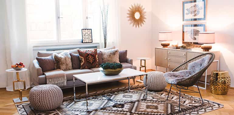 Бохо интерьер