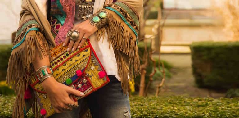 Сумка в стиле бохо