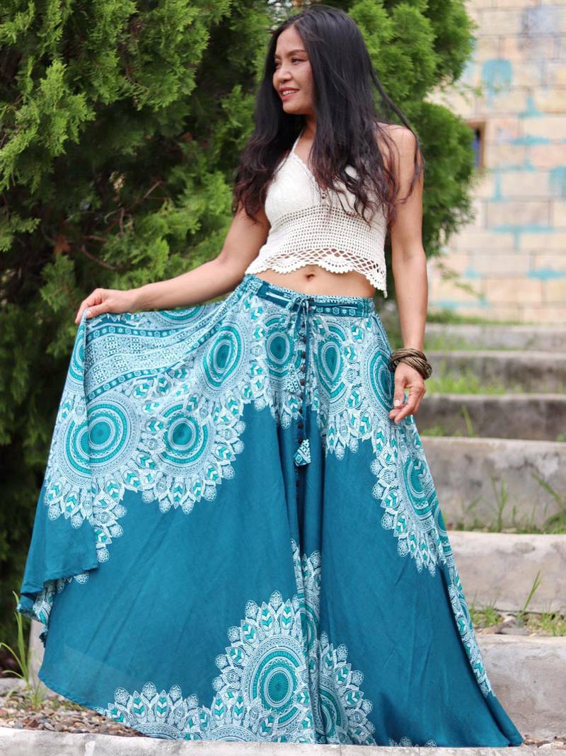 Восточные юбки с мандалой