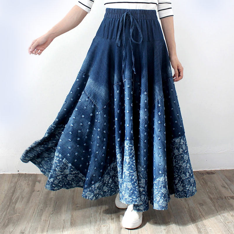 Восточные юбки джинсовые