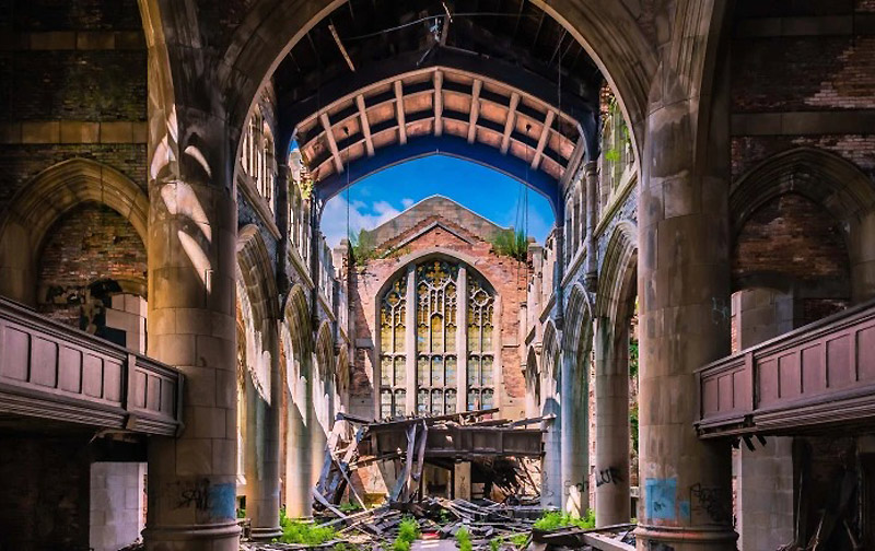 Заброшенные места планеты: церковь в США