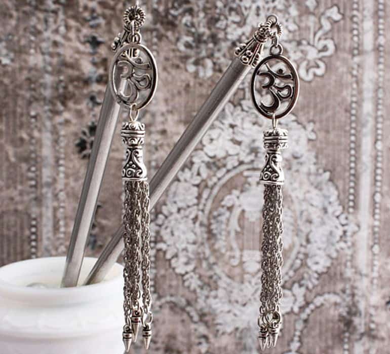 Металлические палочки для волос