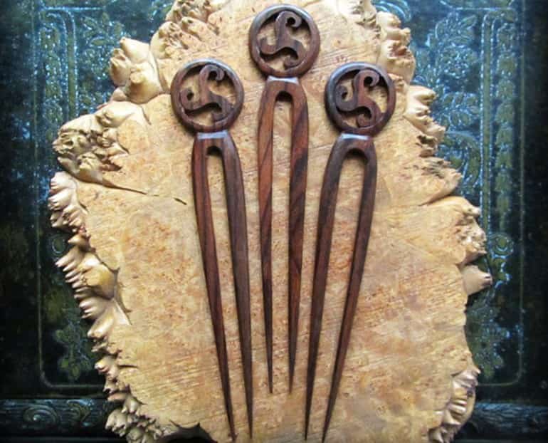 Древние заколки для волос