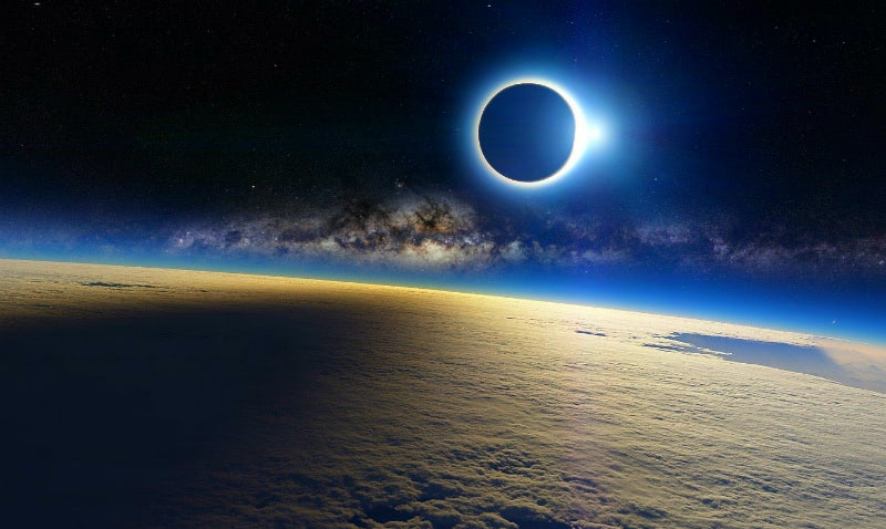 Кольцевое солнечное затмение и погода