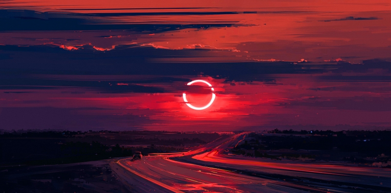 Затмение солнечное 2022