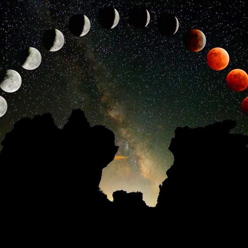 Лунное затмение осень 2022