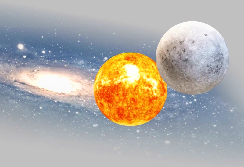 Коридор затмений Луна и Солнце