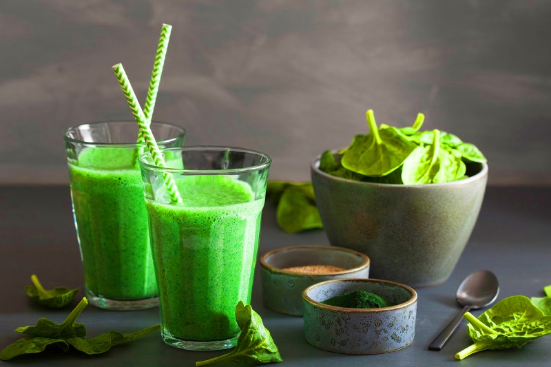 Зеленая мода смузи