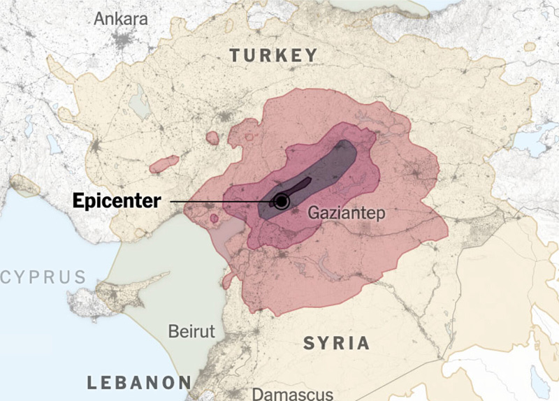 Землетрясения на стыке плит