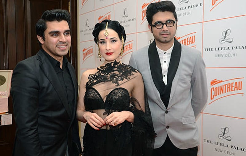 Дита фон Тиз в сари