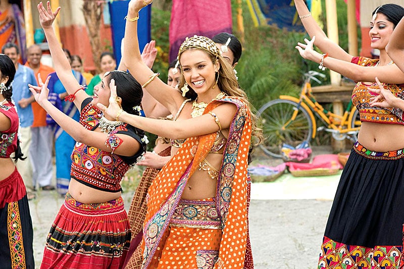 Джессика Альба в сари