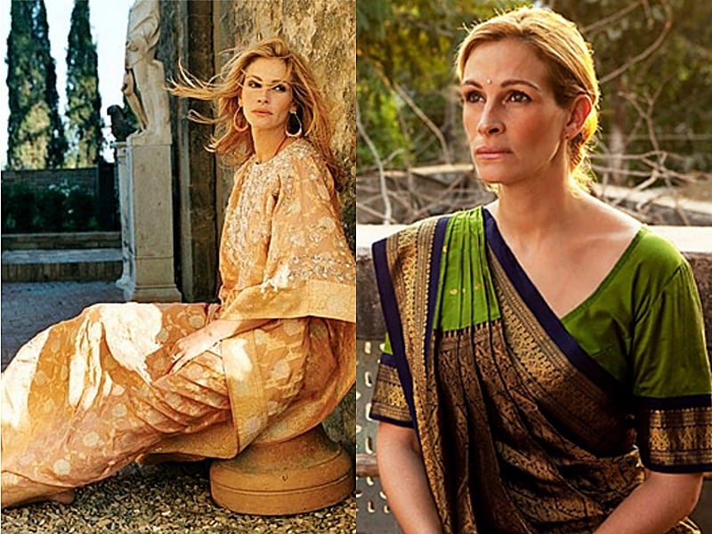 Джулия Робертс в сари