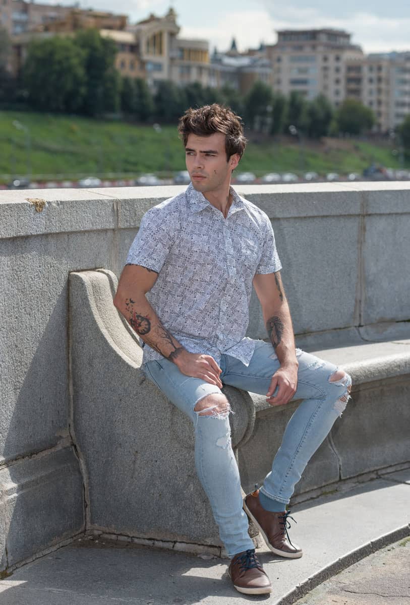 Мужская рубашка S.O.L Design